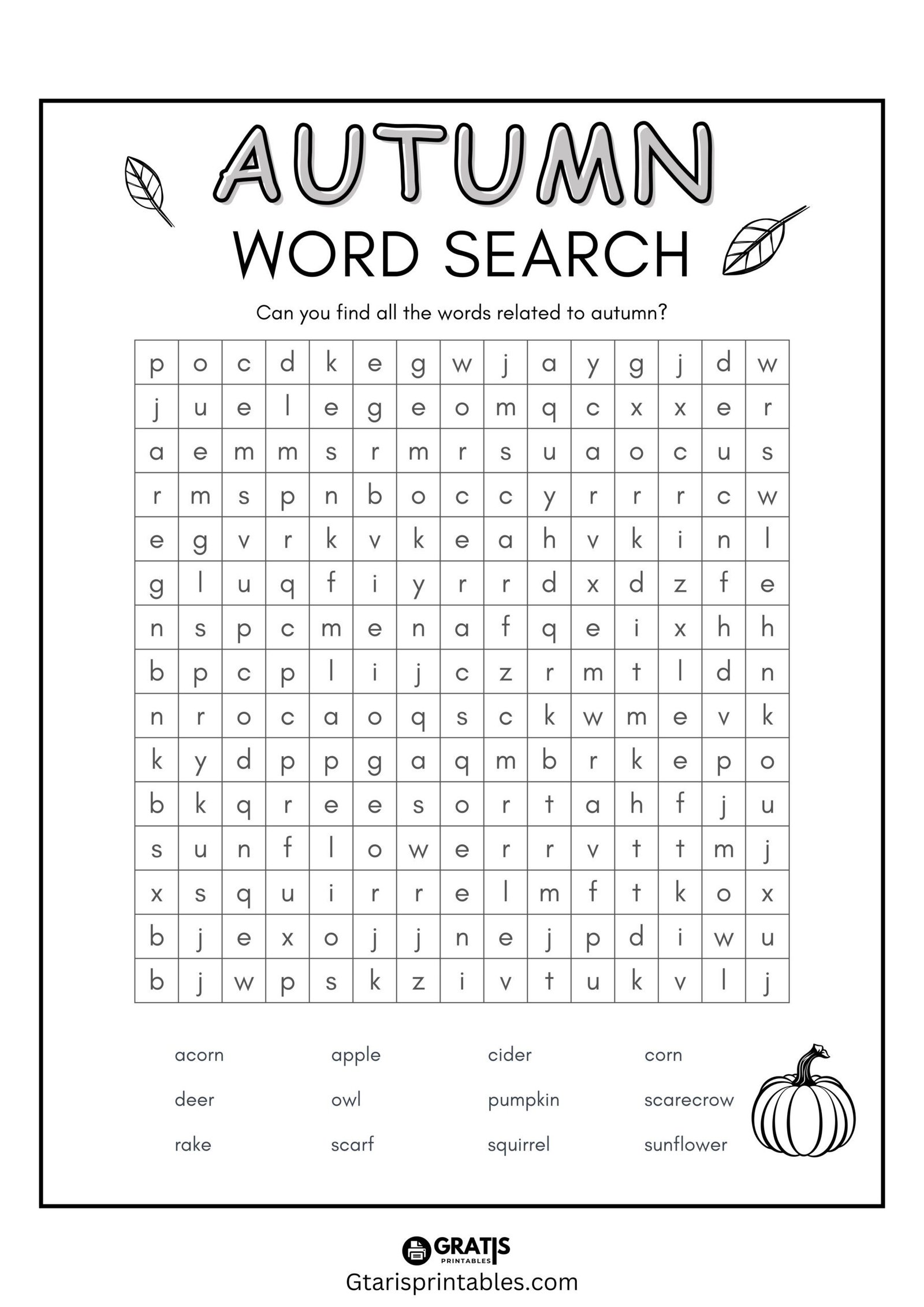 Free Word Search Worksheet - Blog