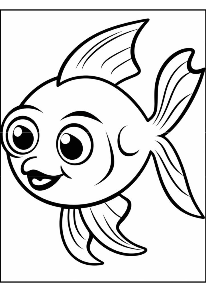 Fish coloring pages 