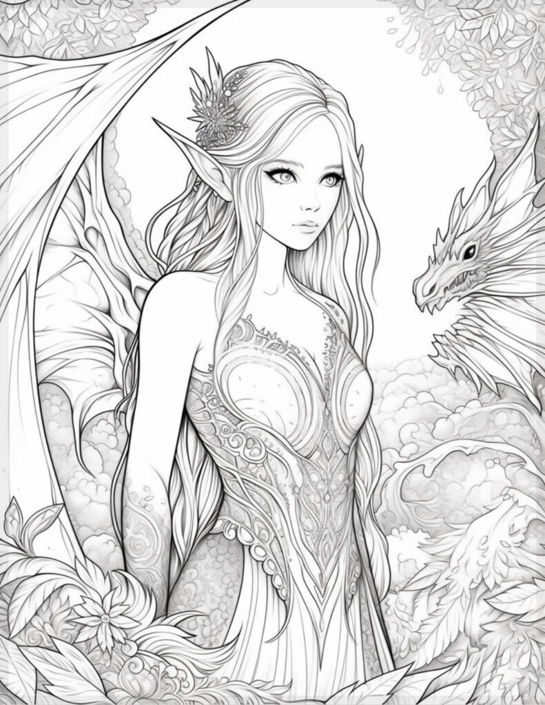 Free Fairy Coloring pages