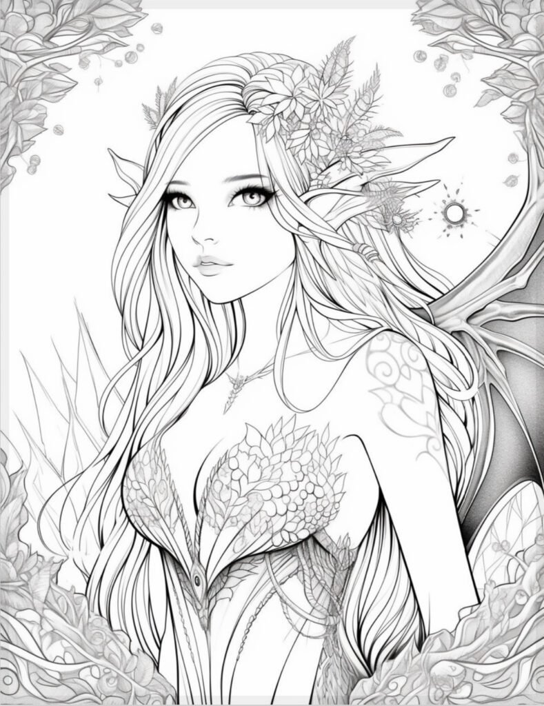 Fairy Coloring pages