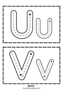 Free Alphabet tracing worksheet