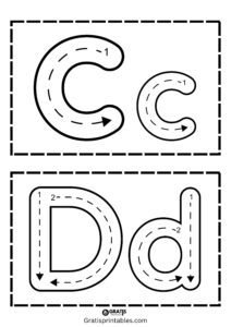 C Alphabet tracing