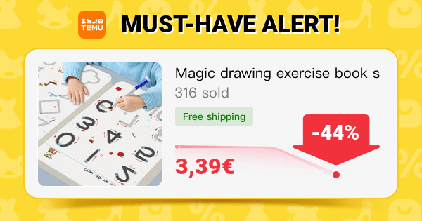 Magic drawing exercise book set Temu