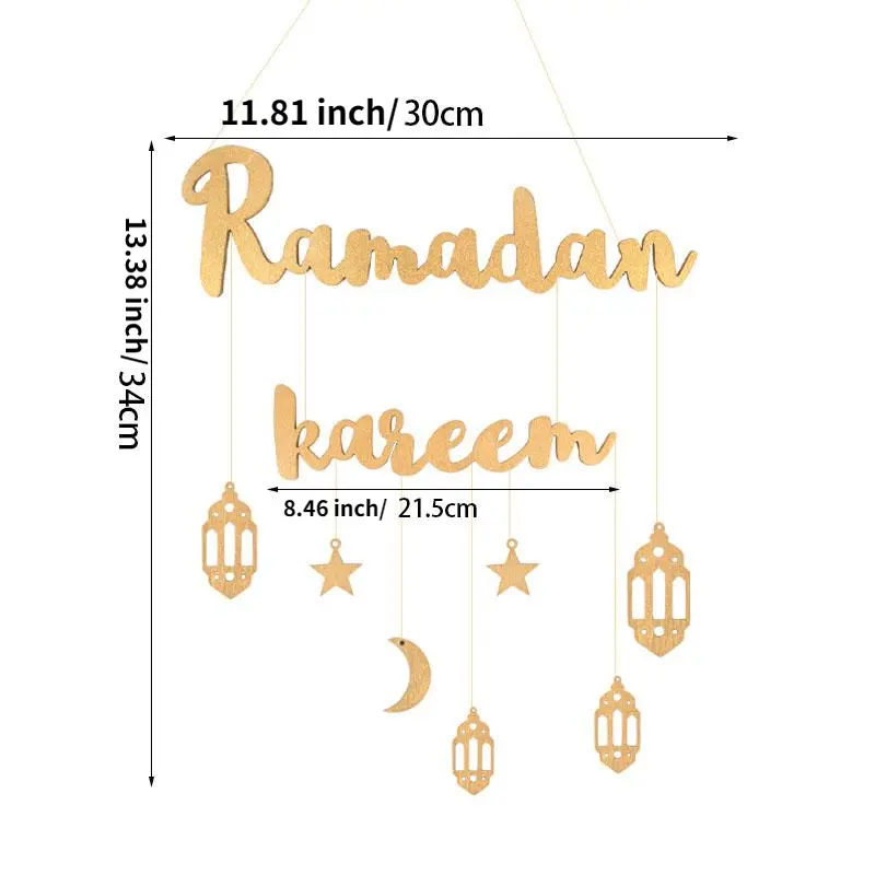 Moon Star Hanging Ramadan