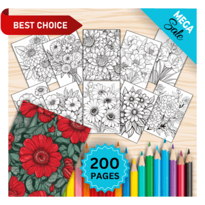 Wild Flowers coloring pages